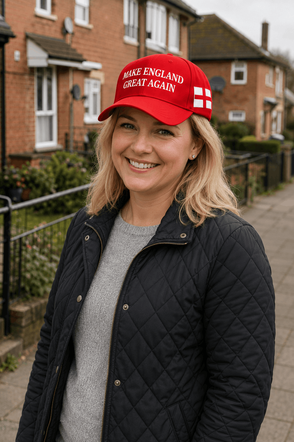 Supporter wearing the MEGA cap