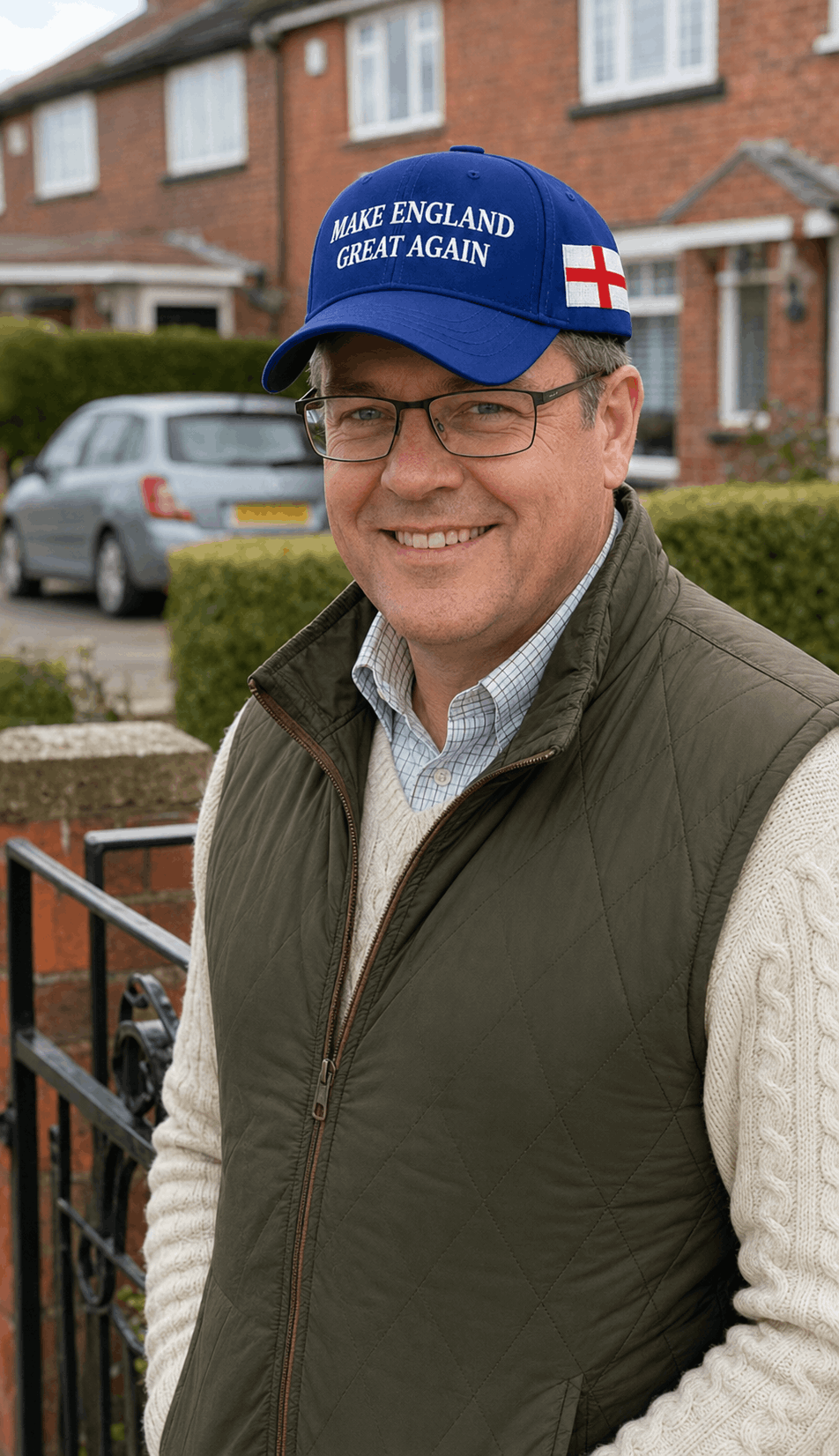 Supporter wearing the MEGA cap