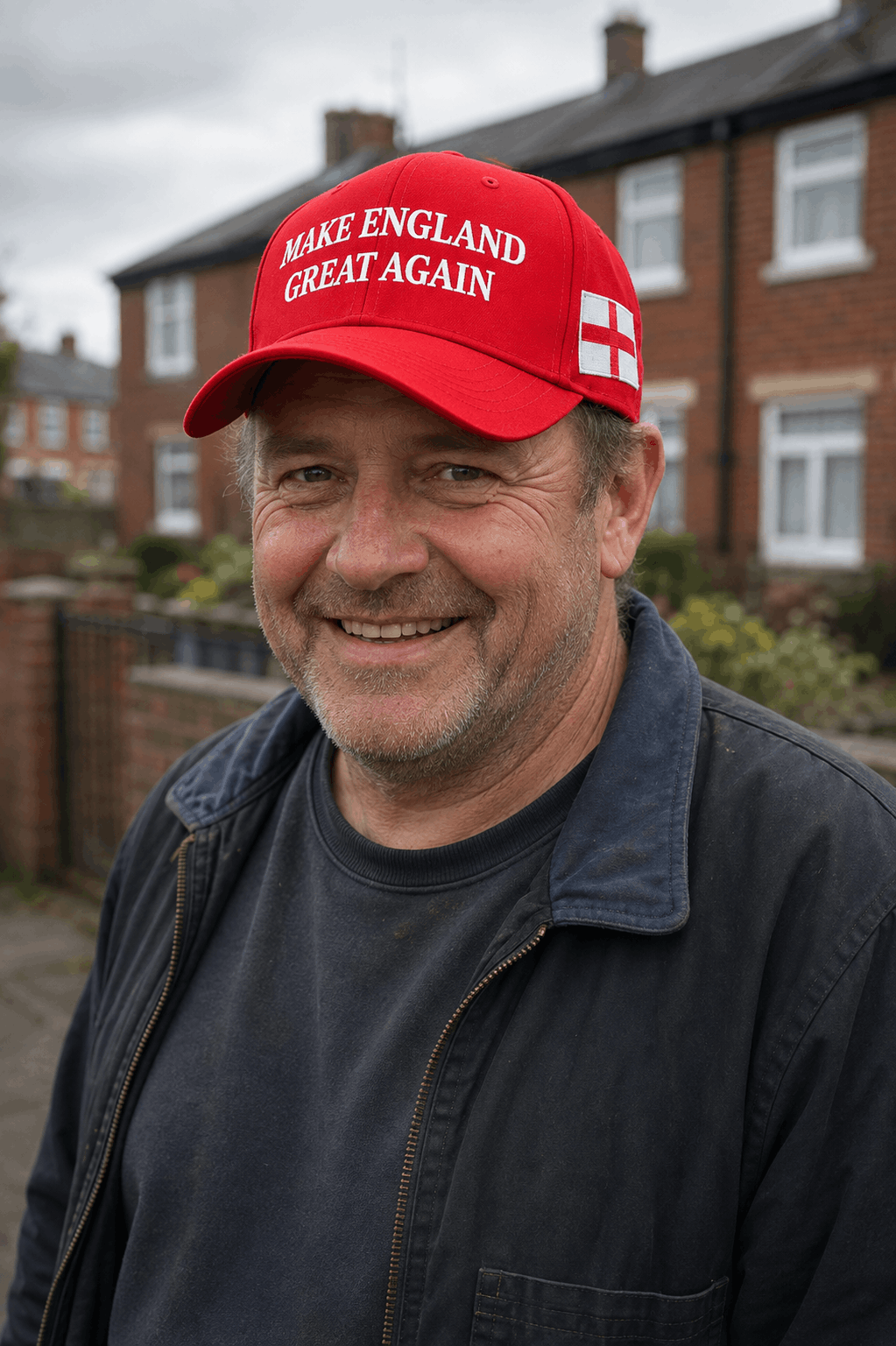 Supporter wearing the MEGA cap